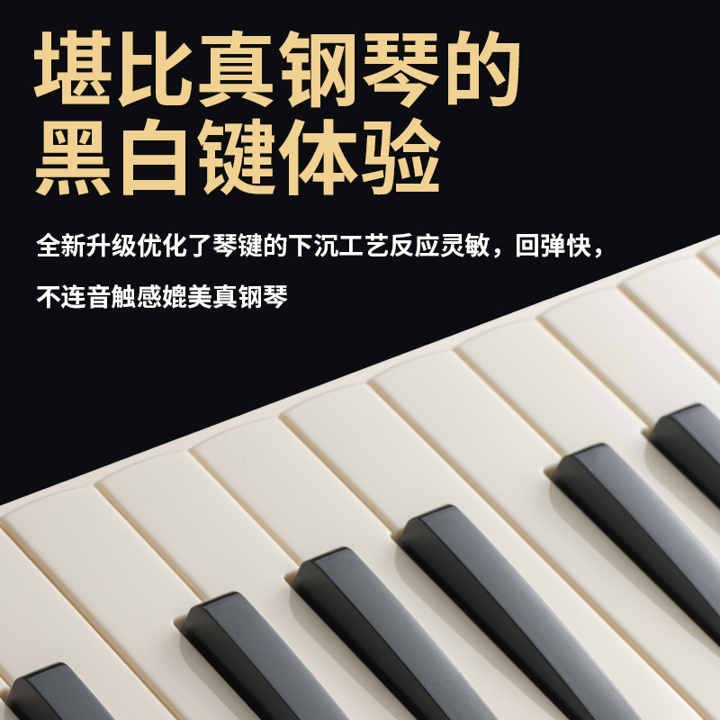 プロの演奏レベルの口オルガン 37 キー小学生中学生大人の吹奏楽器収納袋口吹きオルガン|undefined