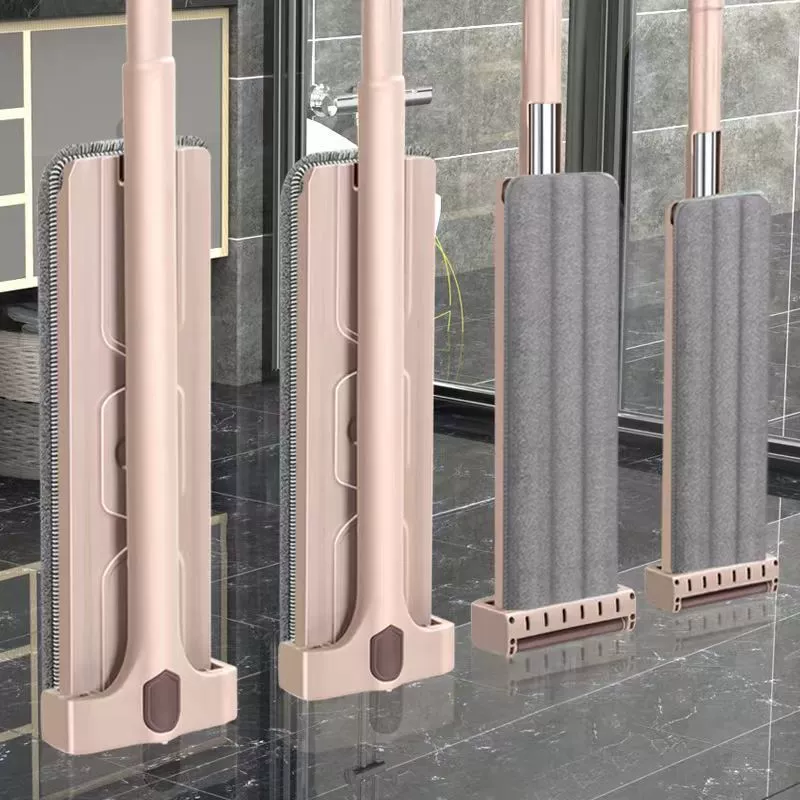 Новая швабра без помощи рук для ленивых, бытовая плоская швабра, впитывающая швабра для влажной и сухой уборки, одна швабра