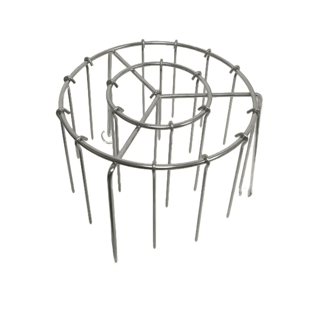 Parrilla vertical de 24 cadenas, parrilla especial de acero inoxidable, freidora de aire, parrilla doméstica, parrilla redonda colgante, parrilla de horno