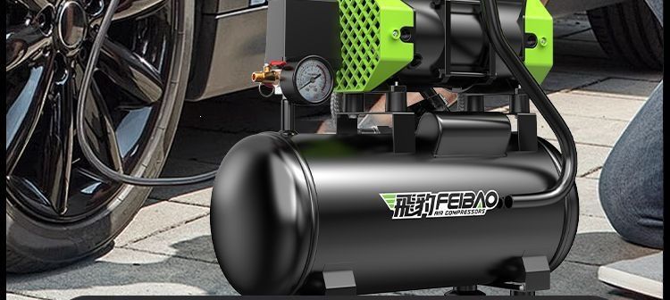 Oil-free silent air compressor, small 220v portable woodworking air pump, high-pressure air pump, practical air compressor