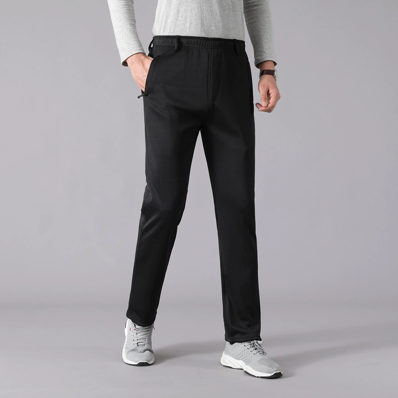 Изготовленные на заказ Оптовые Зимние Повседневные брюки на флисовой подкладке утолщенные свободные золотые бархатные спортивные штаны среднего и старого папы теплые брюки