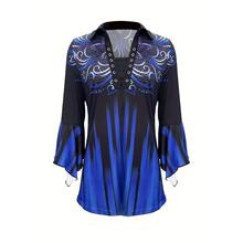 M 37271 Printed Lapel Tee ӡ������ T ���羳����ͨ