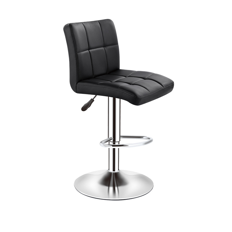 Silla de bar casera nórdica alta silla de bar respaldada alta recepción silla elevadora image 18