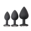 Black set - with crystal diamonds