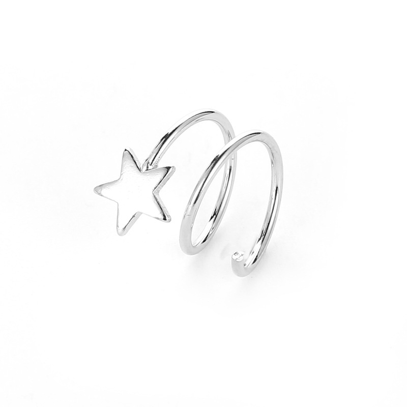 Nouvelles boucles d'oreilles en spirale multicouches incrustées de diamants avec un design de style Ins, clip d'oreille minimaliste_voghion.com