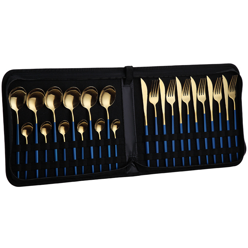 골드 + 블루 24 장 세트