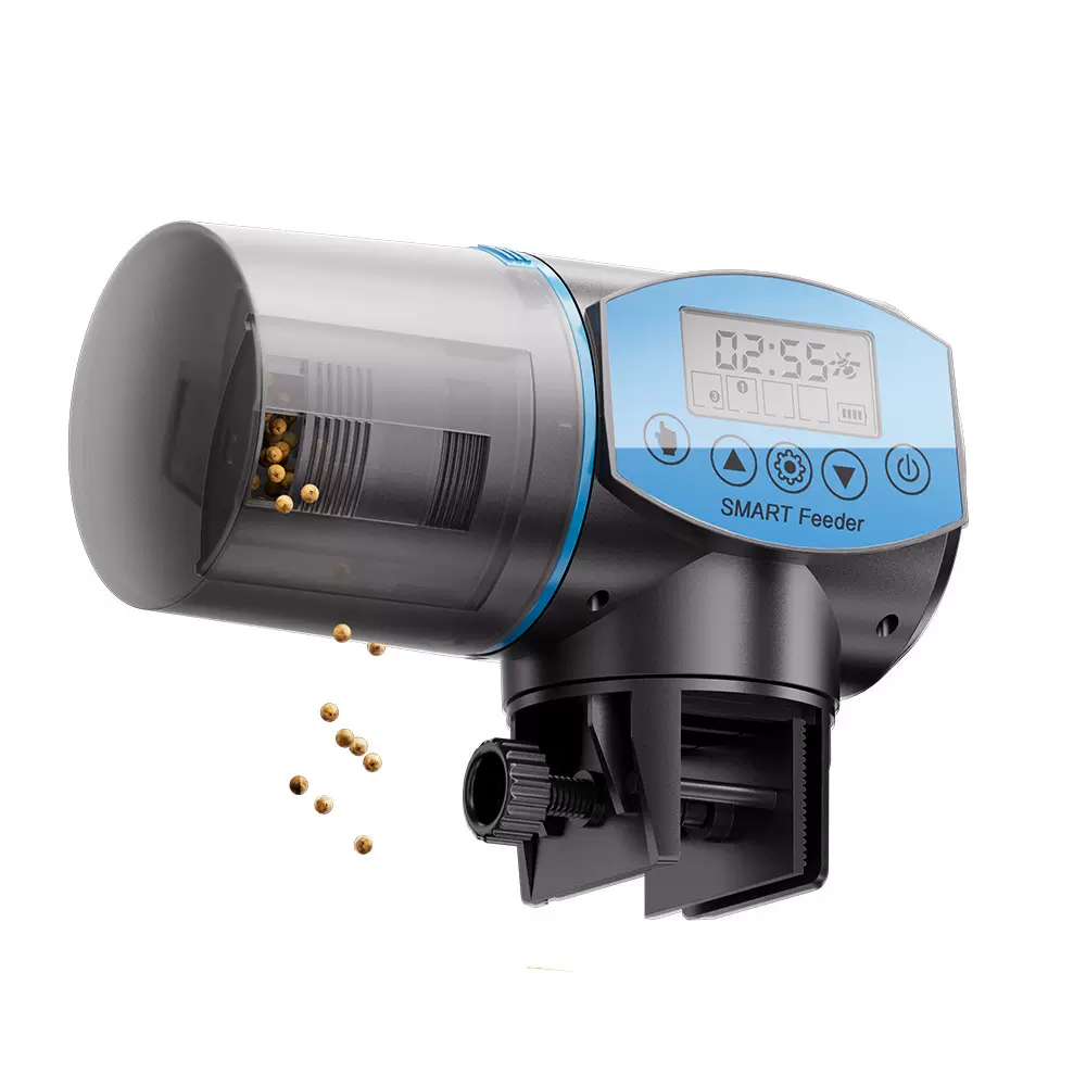 鱼缸喂饭可视自动喂食器智能定时喂鱼水族箱投喂器锦鲤养鱼
