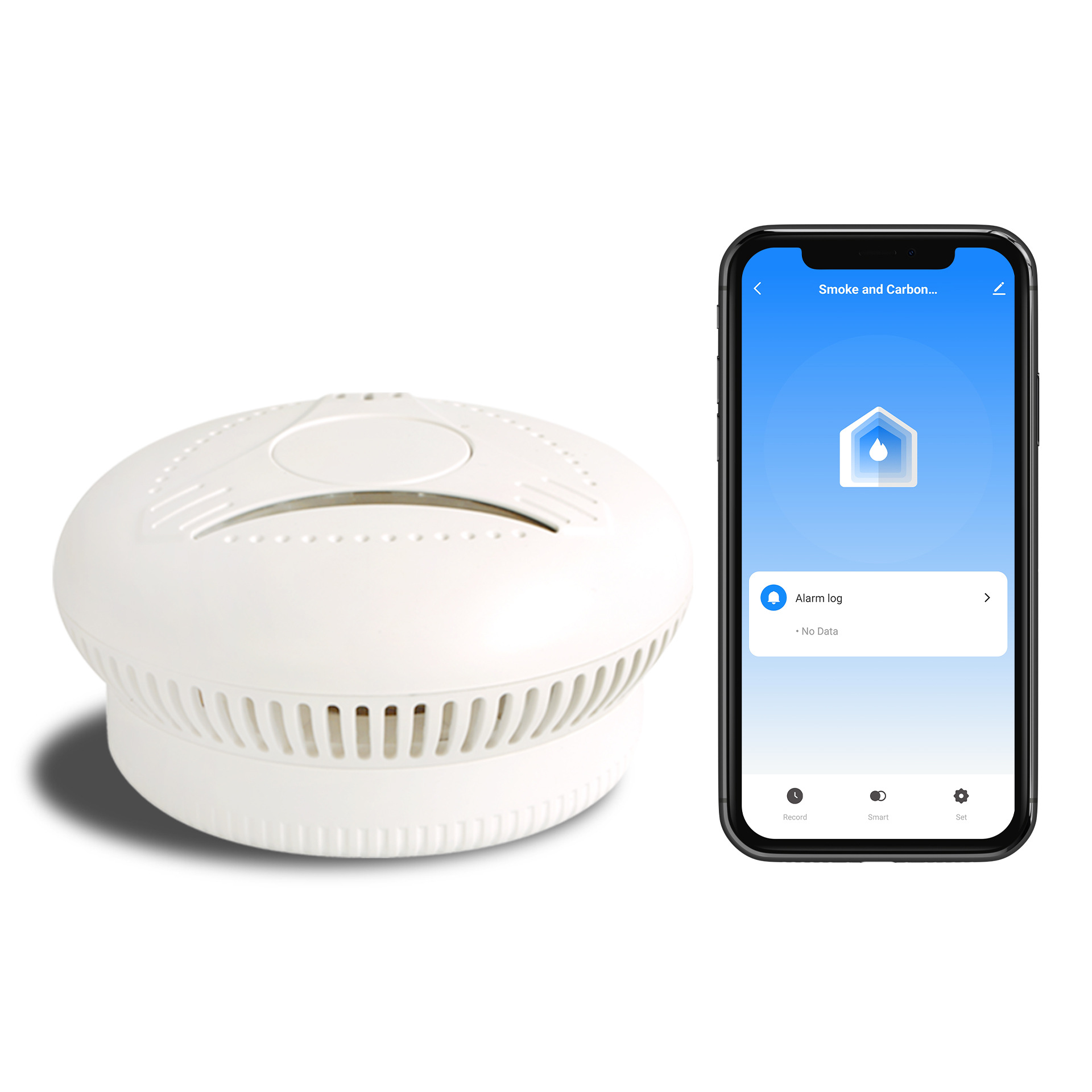 外贸 厂家直 消防烟感报警器wifi无线烟感 APP烟雾探测器