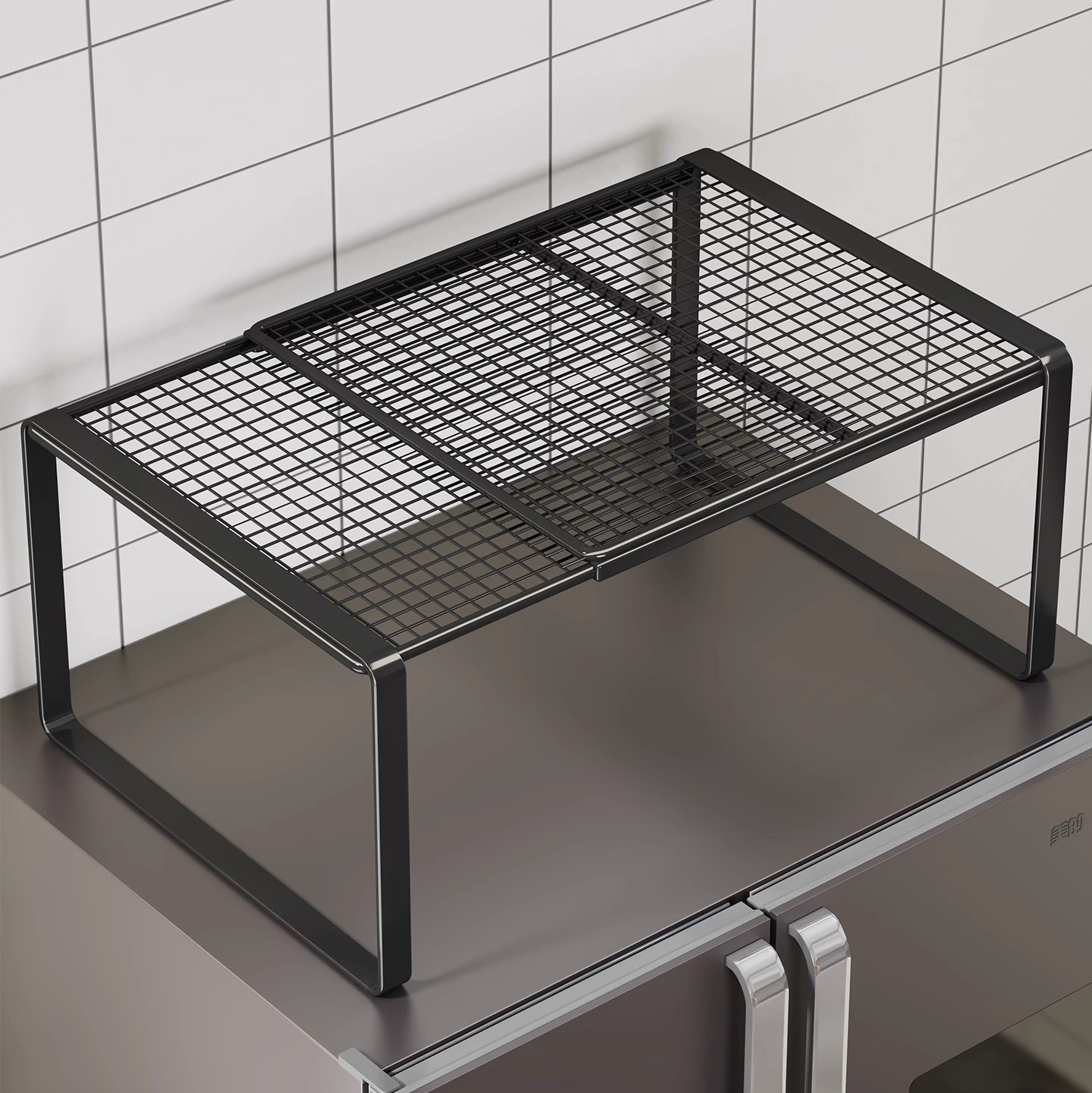 Kitchen Storage Rack Retractable Multi-Functional Countertop Artifact Household Microwave Refrigerator Top Storage Rack