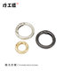 In stock zinc alloy spring ring spring buckle jewelry round hanging buckle key ring bag pendant key chain spring buckle
