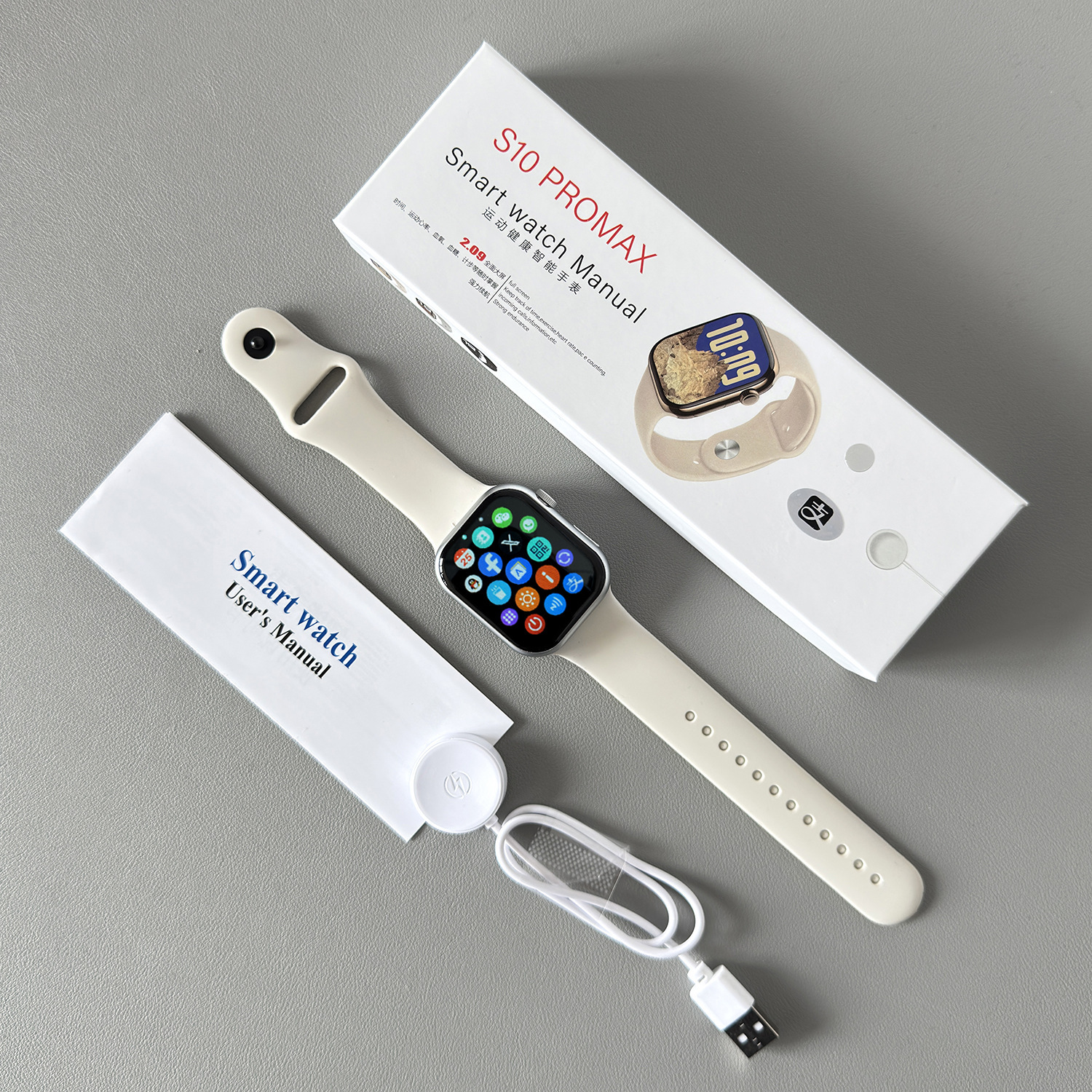 2025 nuevo s10 huaqiang norte reloj inteligente teléfono Bluetooth medidor de movimiento paso al por mayor inteligente para usar image 3