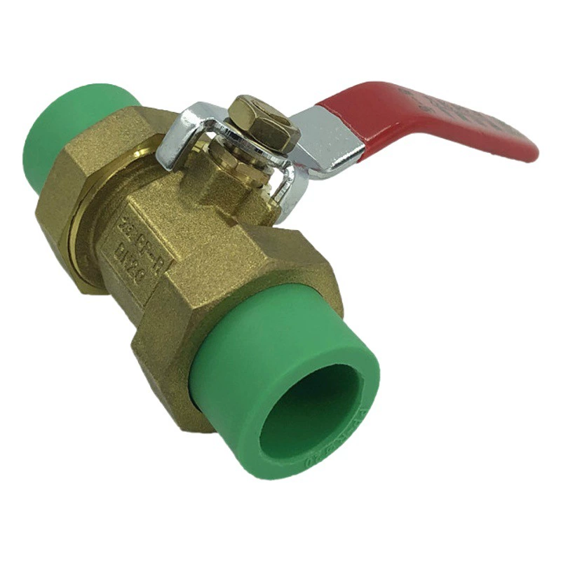 Зеленые фитинги для труб PPR 4 минуты 6 минут 1 дюйм 20/25/32 тройник с прямым коленом Внутренний провод внешний провод фитинги для украшения дома