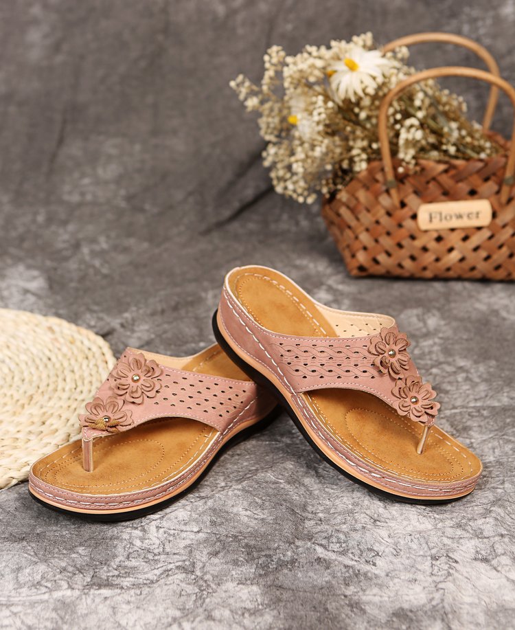 Sandali piatti da donna Scarpe comode e traspiranti per il tempo libero Scarpe comode da spiaggia in pelle per il mare all'aperto Scarpe estive da spiaggia chiuse_voghion.com