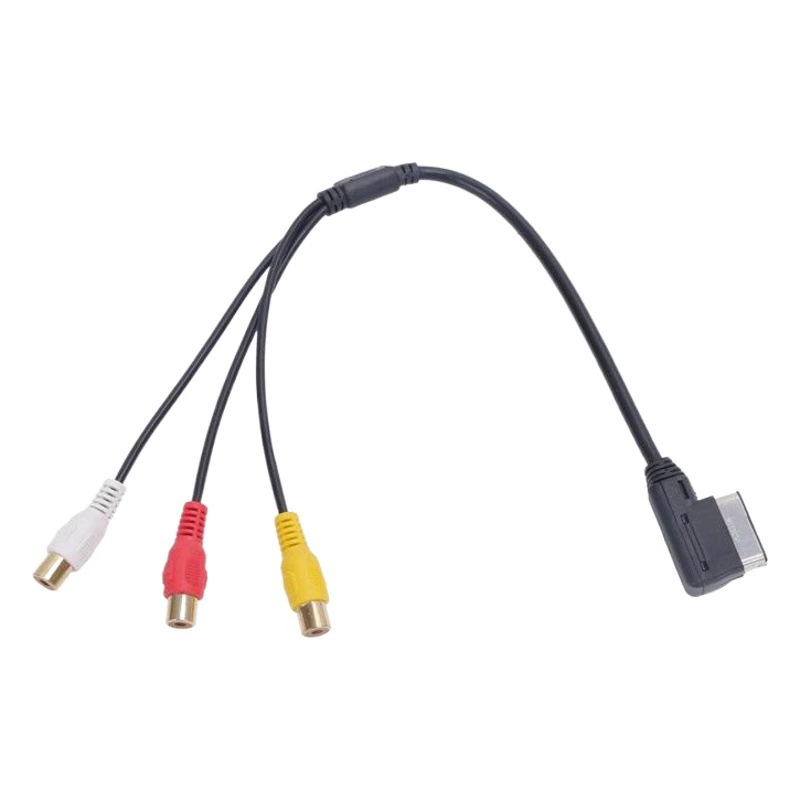 Подходит для линии Audi AMI AUX A6L/A8/A5/Q5/Q7/A1/A6L 3RCA Входная линия головки Lotus