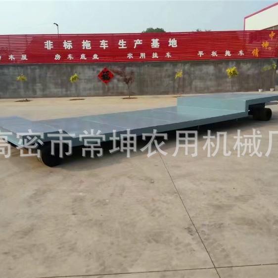 厂家供应    下沉式全挂拖车   底盘拖车