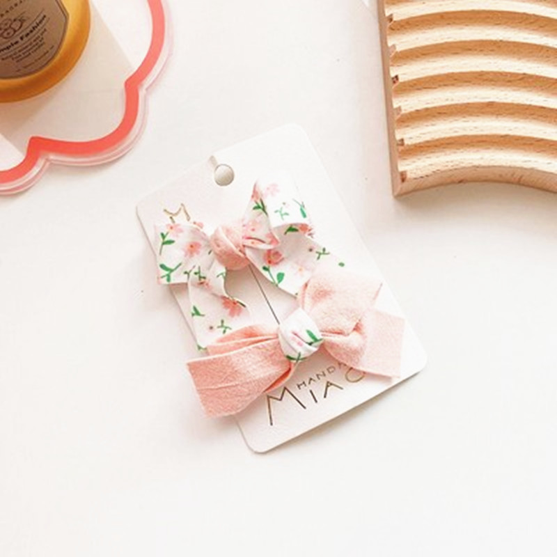 Horquilla para niños estilo coreano fresco ins arco horquilla clip lateral lindo no lastimar el pelo clip floral accesorios para el cabello