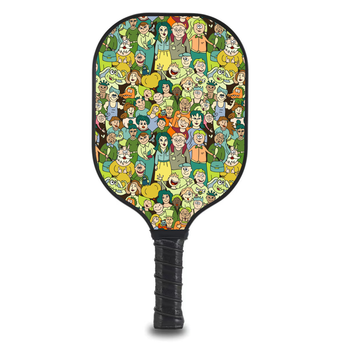 수천 명의 사람들과 수천 명의 얼굴