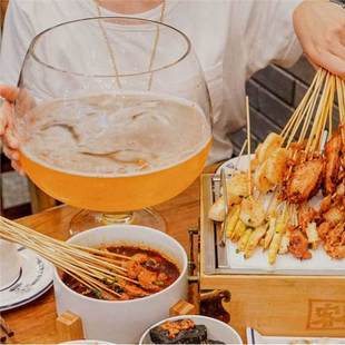 Beer Cup Hero Cup Night Market Extra Large Coke Bucket Container Large Capacity Fish Tank Giant Large Red Wine Glass