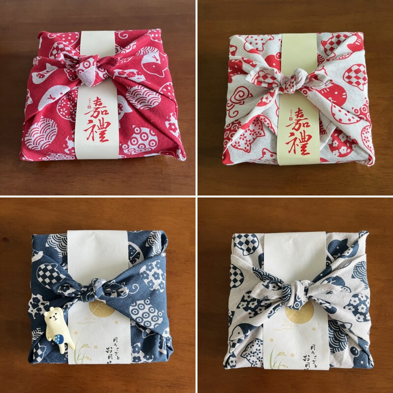 Japanese-style Lucky Cat Style Lu Wrapping Cotton and Linen Wrapping Cloth Wrapping Cloth Wrapping Cloth Wrapping Cloth Handkerchief Picnic Cloth Multi-size Wrapping Towel Square