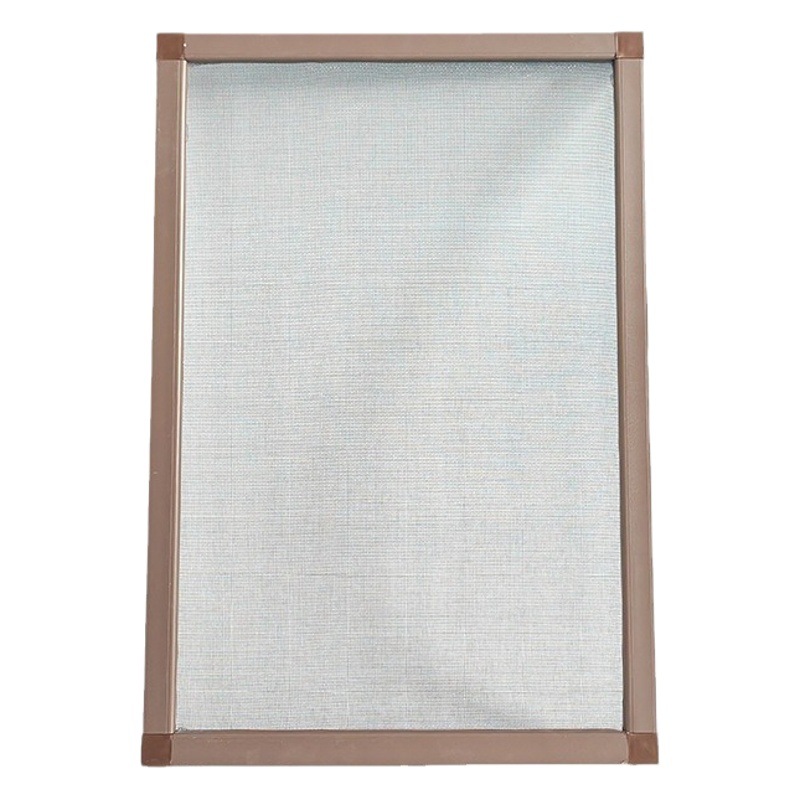 Fabricantes de ventanas de pantalla sin clavos personalizados suministro de ventanas de aluminio antirrobo retráctiles antirrobo mosquitos antirrobo ventanas de pantalla de aleación de aluminio antirrobo image 1