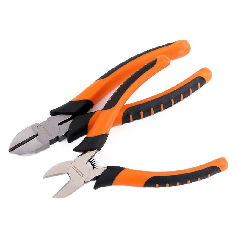 Диагональные плоскогубцы SUNTIN инструмент промышленного класса диагональные плоскогубцы частичные плоскогубцы наклонная горловина 5 дюймов 6 дюймов плоскогубцы для электрика