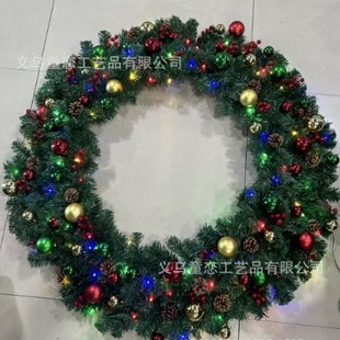 Large Christmas Wreath, High-End Christmas Decorations, Door Hangings, Christmas Window Hangings, Yiwu Tonglian Crafts Wreaths