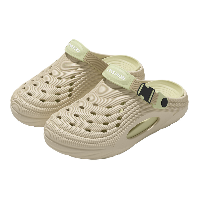 Hombres y mujeres de verano agujero zapatos al aire libre retroceso arroyo nadador antideslizante antichoque zapatillas frías para hombres 2026 nuevo