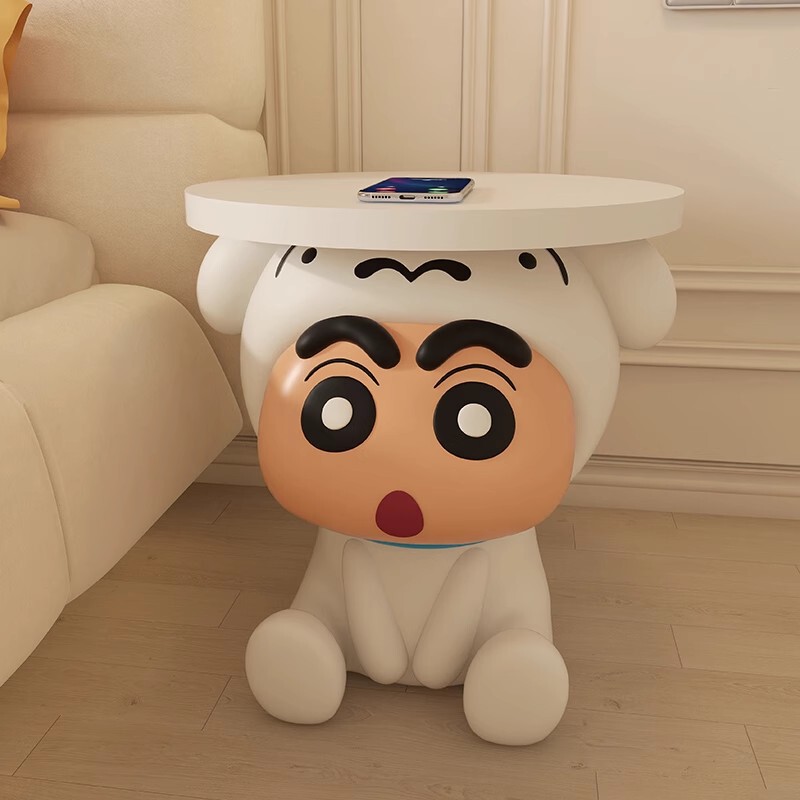 2025 新クレヨンしんちゃんリビングルームソファサイドテーブルコーヒーテーブルベッドサイド小さなアパートフロア取り外し可能な装飾品|undefined