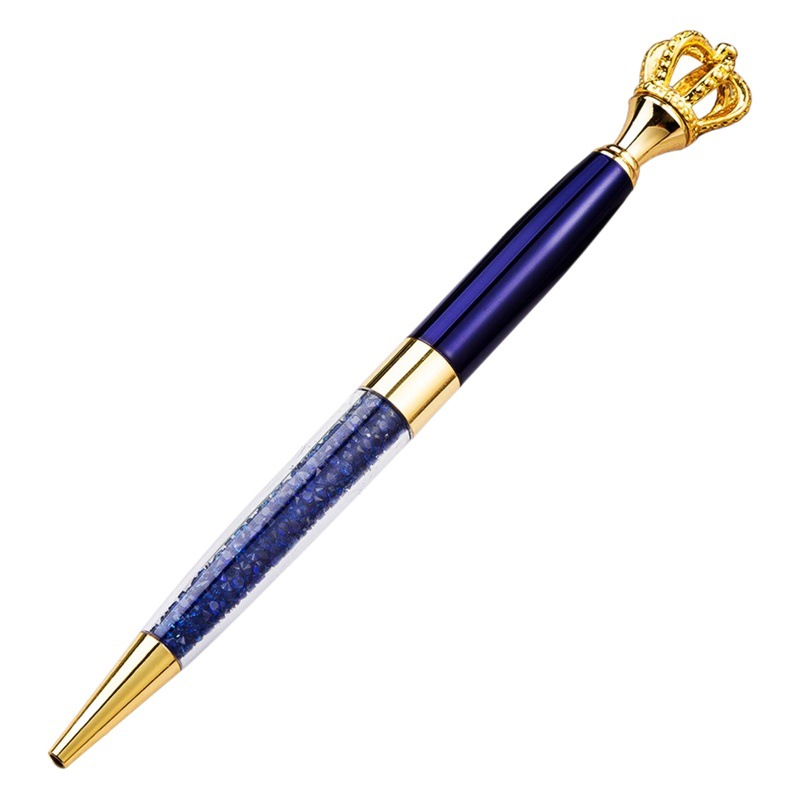 Pluma DE LA CORONA transfronteriza nueva impresión de la fábrica estudiante creativo regalo de moda pluma en stock bolígrafo corona de metal