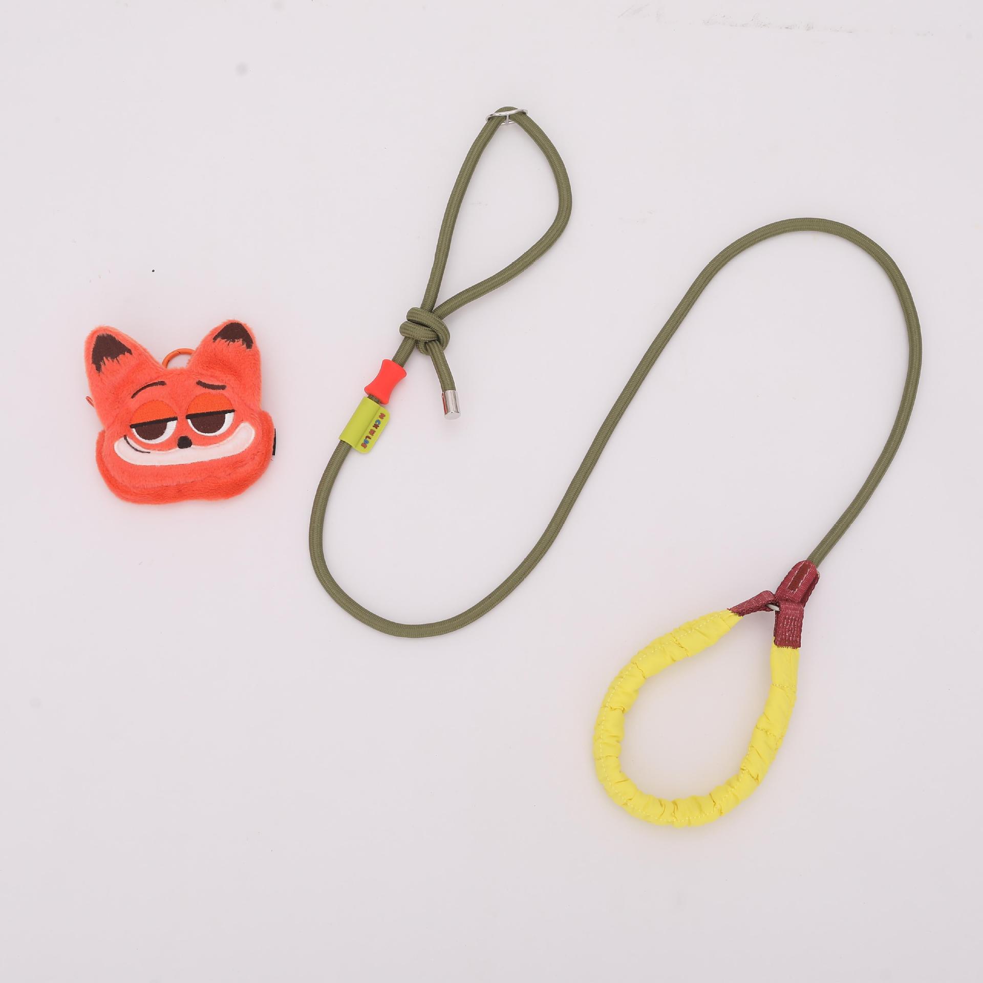 Disney Mad Animal City cuerda de tracción de perros cuerda de tracción de perros cadena P Corky anti-desprendimiento paseo de perros entrenamiento de perros corrida a prueba de explosiones