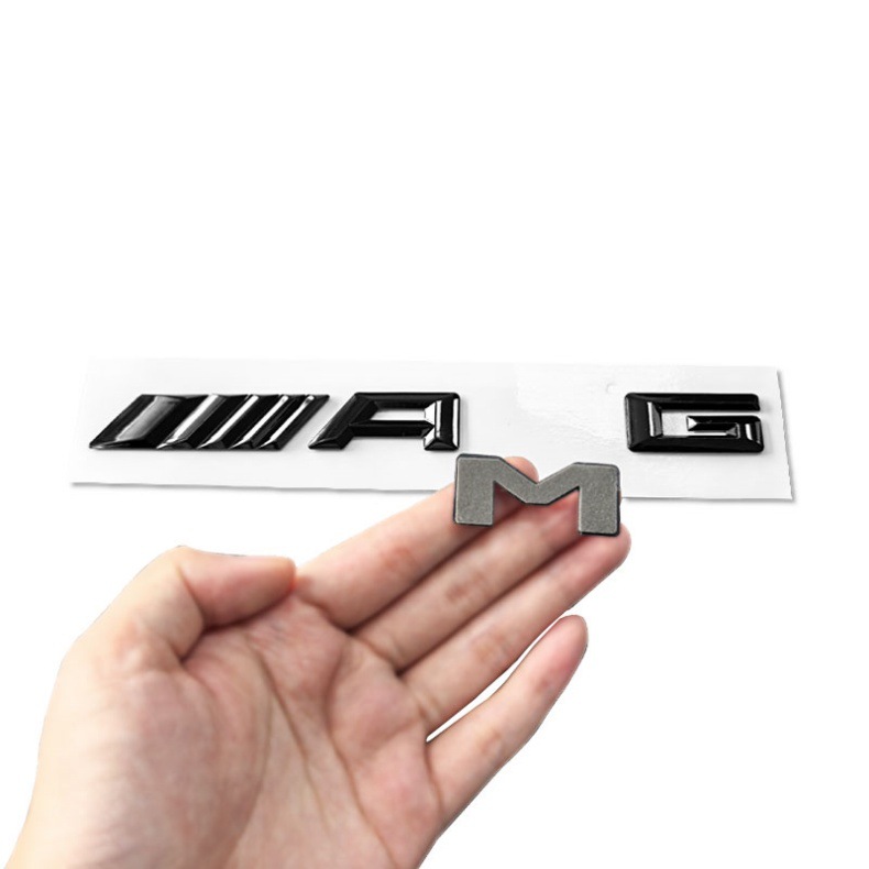 Suitable for Mercedes-Benz Amg Car Logo Modification, New a C E S-Class Car Stickers, Tail Labels, Decorative Labels, Rear Labels, Word Labels