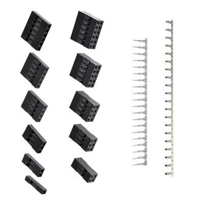 620PCS 310PCS 2.54mm DuPont разъем головы штекера корпус с концевым подсоединением