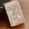 Laser deep sculpture handmade polishing zorro Hong Kong Zorro kerosene lighter carving on all sides to choose from