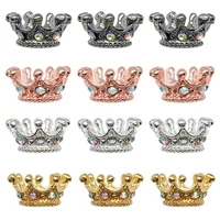 1 точечный бриллиант Красочная корона 6x12mm Аксессуары Ювелирные изделия Ожерелье Аксессуары Браслет Браслет Бусы Аксессуары