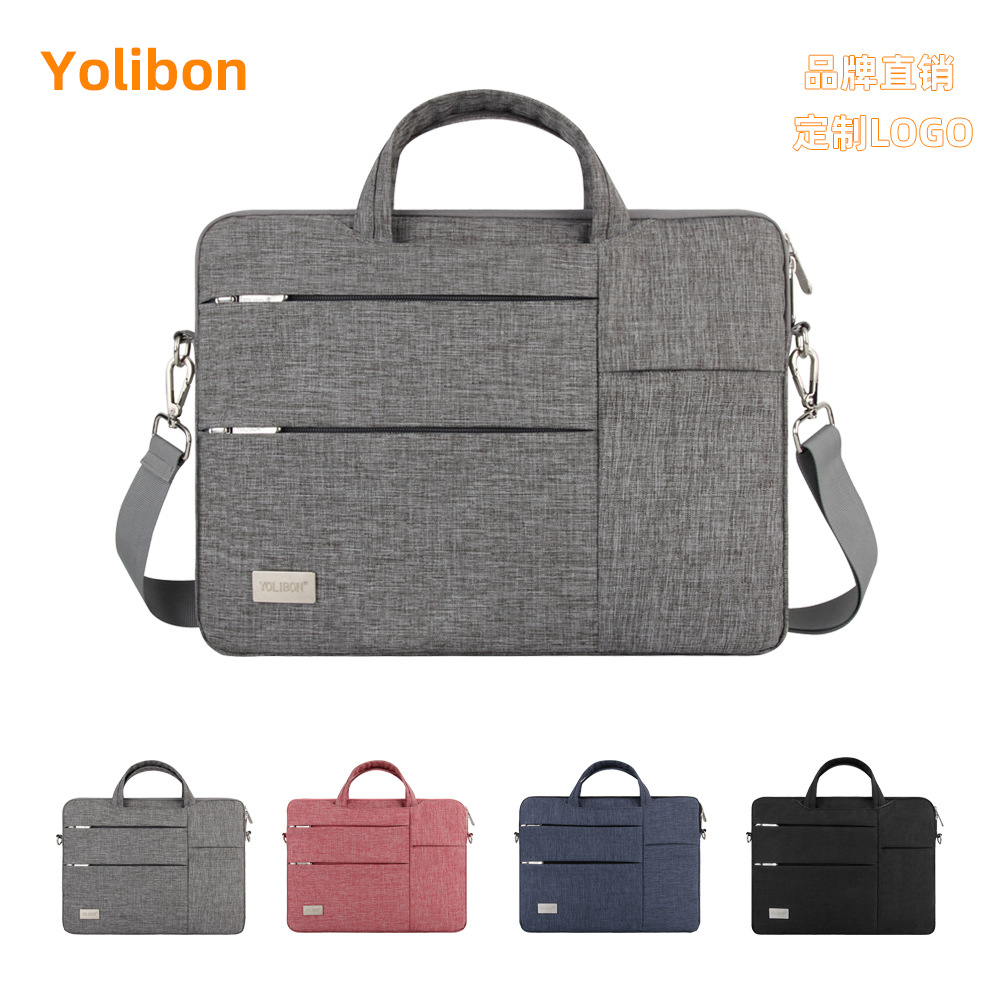 New Multifunctional Laptop Bag Laptop Shoulder Bag Apple MacBook Huawei pro Xiaomi 15.6 Inch