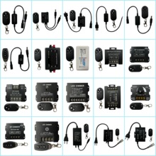 LED调光器 5-220V无线RF射频3键调光控制器 单色灯条灯带调光开关