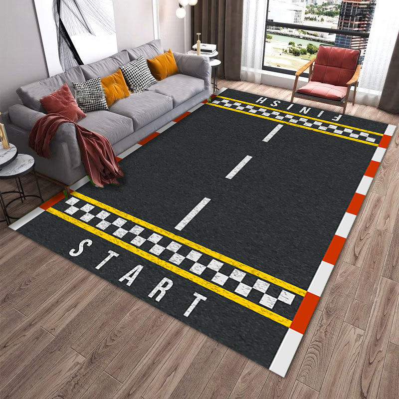 Alfombra de campo de campo de campo verde transfronterizo, alfombra de dormitorio doméstico, sala de estar cubierta, sofá, mesa de té, alfombra resistente a la suciedad y fácil de cuidar