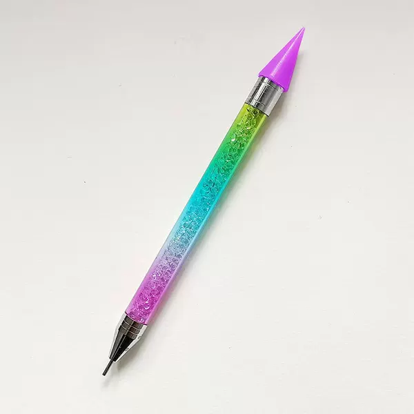Cross-border gradient nail drill crayon portable sticky drill removable double point drill unloading drill nail tools wholesale