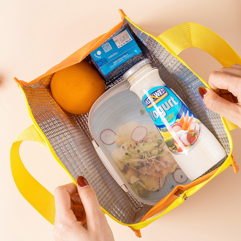保温袋の弁当箱の手提げ袋の弁当袋のキャンバス袋のサラリーマンの学生はご飯を持ってご飯を詰めます。|undefined