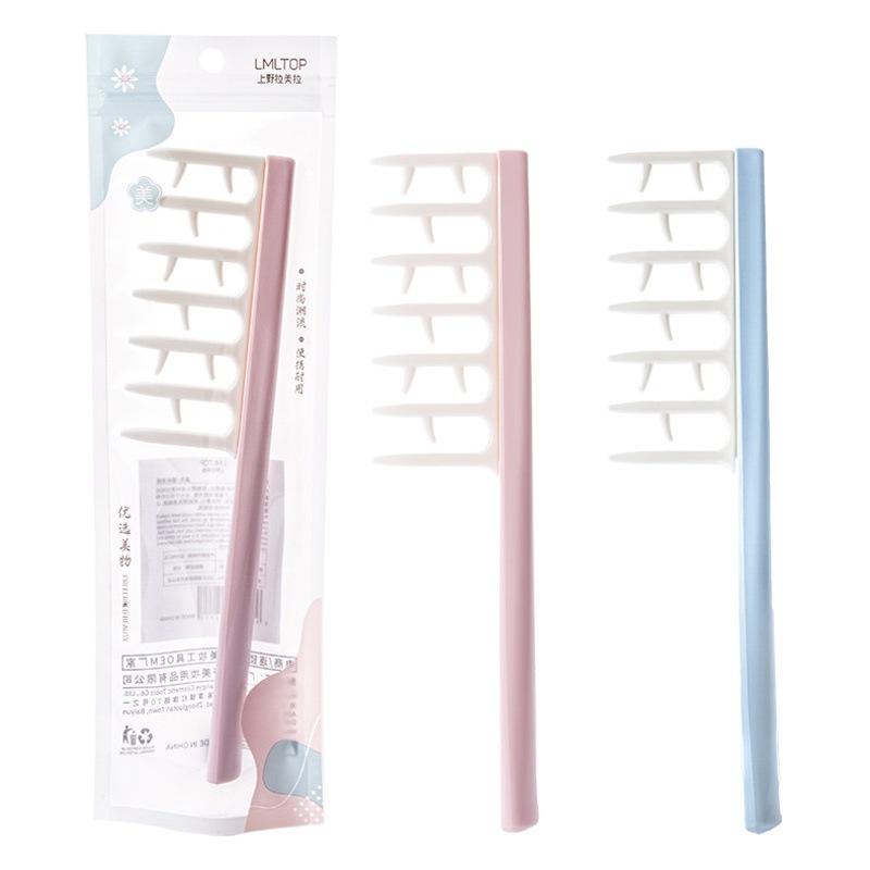 Peine de Dientes Anchos LMLTOP, Peine para Separar el Cabello, Cepillo de Masaje para el Cabello, Peine para Dar Volumen a la Raíz del Cabello, Peine de Estilismo SY700, cuidadosamente seleccionado