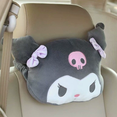 Полиуретановая (или мультяшная) подушка-мультфильм Meloti Little Demon Cartoon Cute Cute Car Pillow -care Подушка для автомобиля Подушка для автомобиля Подушка шейного отдела Cervical Cervical Pillow Vehicle