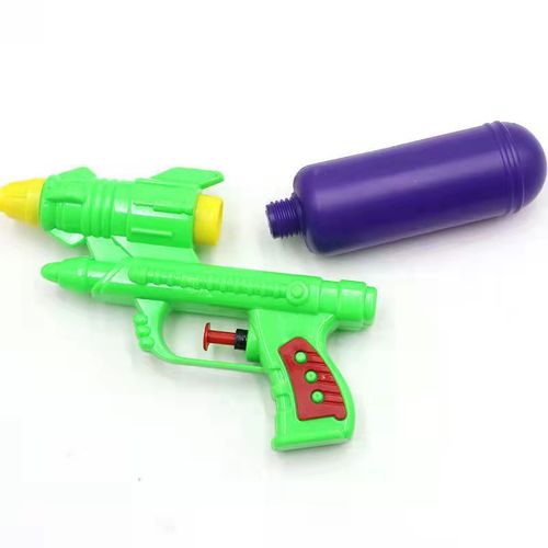 19CM children's independent small water gun new beach play baby bathroom parent-child interactive water gun toy wholesale