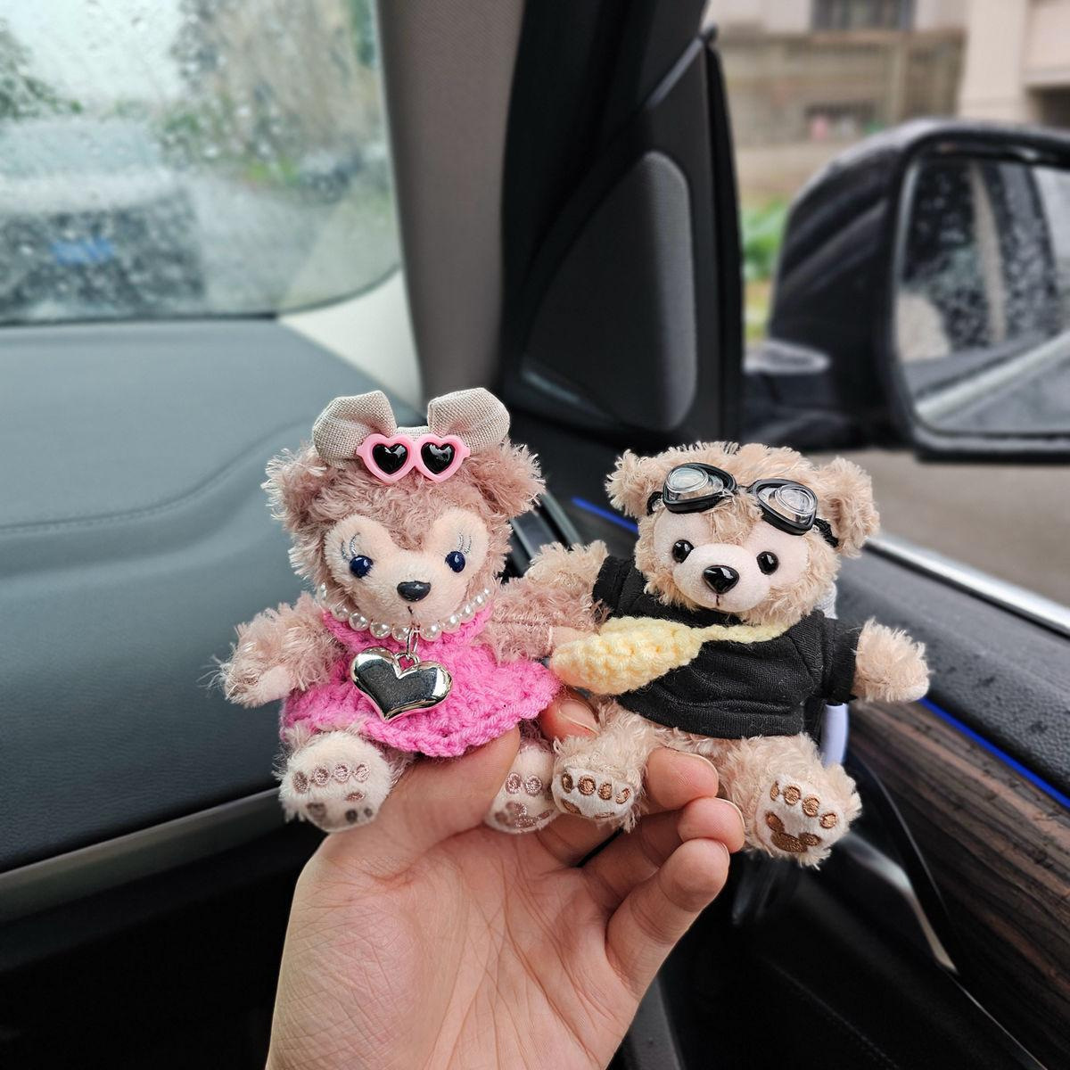 Shirley Mei Regalo para niña, bolso de mujer, adorno, muñeca de felpa, coche, Tamiflu, llavero, colgante lindo