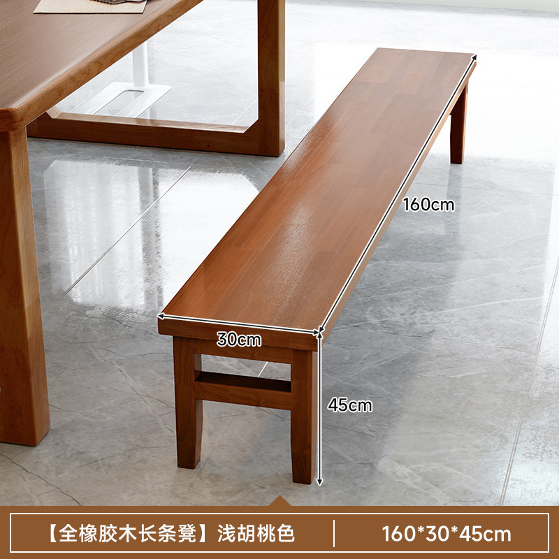 Mesa de escritorio de madera maciza para la sala de estar, escritorio largo, escritorio de lectura, escritorio de estudio, escritorio de computadora de barra larga para dos personas