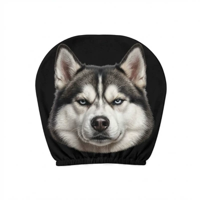 Hurts" Design, Universal for Car Interiors, Sürətlər qutusu və əl tormozu başlıqları - angry-husky-2-pack