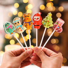 圣诞节糖果卡通圣诞老人麋鹿裱花软糖高颜值儿童零食平安夜礼物