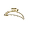Hairgrip, crab pin from pearl, elegant big ponytail, simple and elegant design