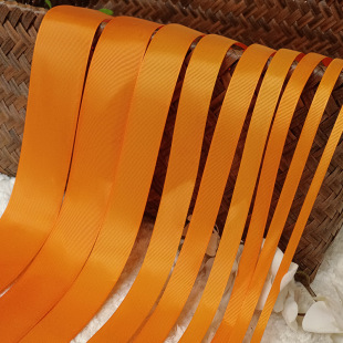 Ribbon Wholesale Orange Ribbon Thread Belt Flowers Gift Box Ribbon Gift Packaging Handmade Bow DIY Color Strip