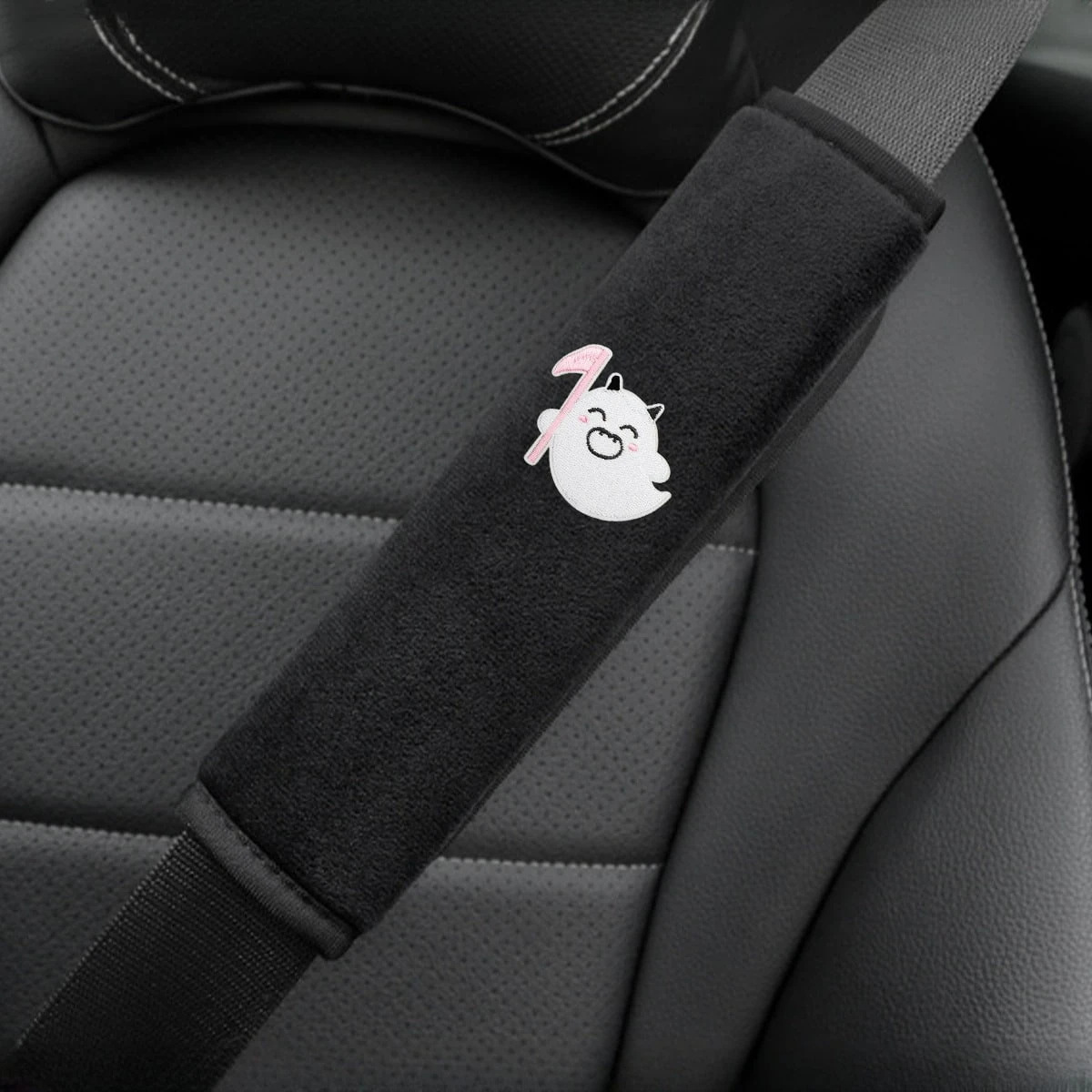 Car Seat Belt Protector Halloween Shoulder Cover Car Seat Belt Interior Supplies Protective Cover