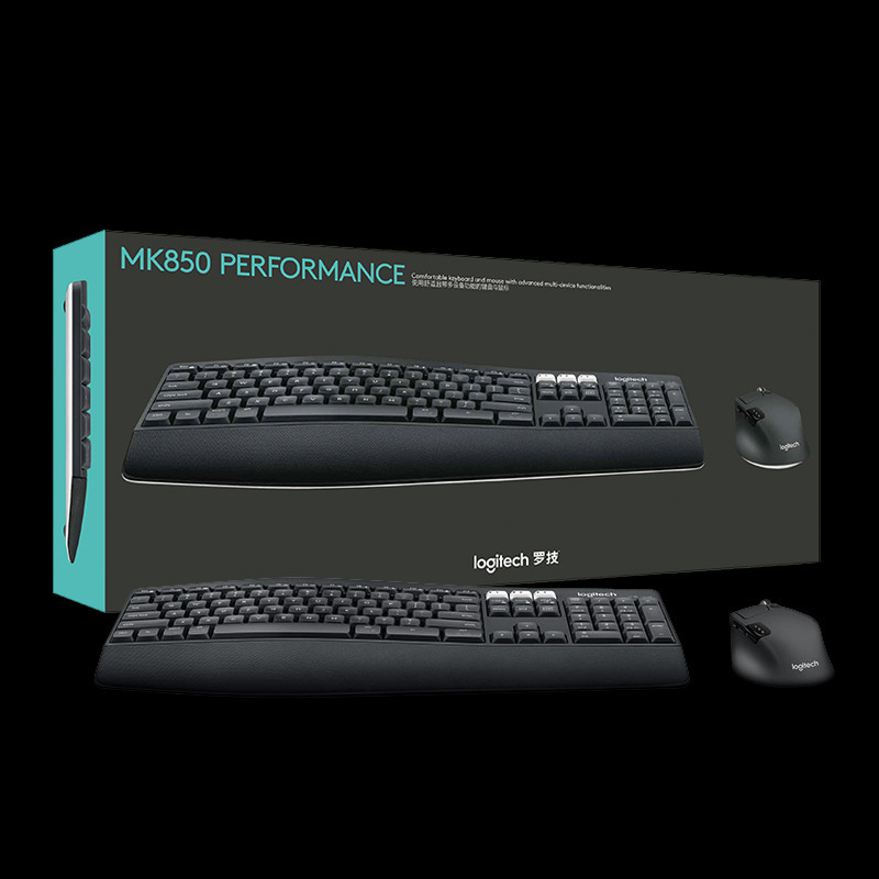 Suitable for Logitech Mk850 Wireless Bluetooth Computer Notebook Keyboard and Mouse Set for Gaming and Office Cross-Screen Use